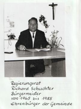Bürgermeister, Regierungsrat Richard Schuchter