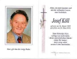 Köll Josef 1929 - 2010