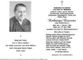 Neururer Notburga "Söpplerbäuerin, 1904 - 1980