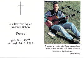 Rauch Peter 1967 - 1999