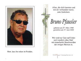 Pfausler Bruno 1940 - 2009