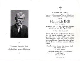 Köll Heinrich Bauer 1880 - 1965