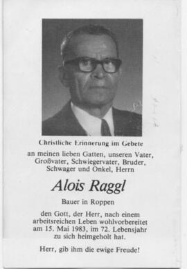 Raggl Alois Bauer 1911 - 1983