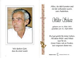 Schatz Walter 1921 - 2004