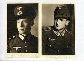 Zweiter Weltkrieg - Josef Köll (Kölle Seppl) und Albrecht Köll