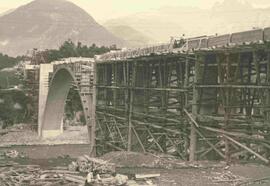 38_Bau der Innbrücke Roppen_1937 - 1939