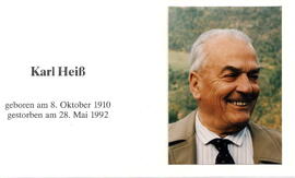 Heiß Karl 1910 - 1992