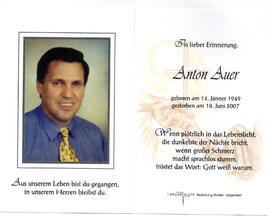 Auer Anton 1949 - 2007