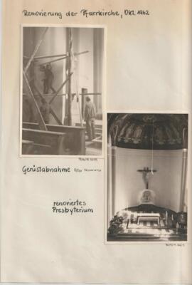 Renovierung der Pfarrkirche Roppen 1962-1963