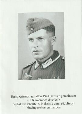 Zweiter Weltkrieg - Hans Krismer