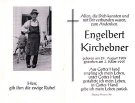 Kirchebner Engelbert 1909 - 1995