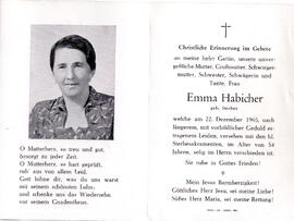 Habicher Emma geb. Stecher 1911 - 1965