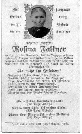 Falkner Rosina 1941 - 1915