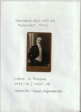 Oberlehrer Alois Köll