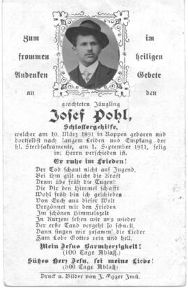Pohl Josef 1891 - 1911