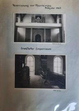 Renovierung der Pfarrkirche Roppen 1962-1963