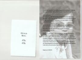 Erinnerung an Ottilie Köll 2. Seite