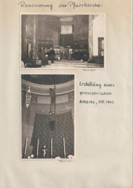 Renovierung der Pfarrkirche Roppen 1962-1963