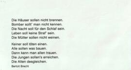 Gedicht Bertold Brecht