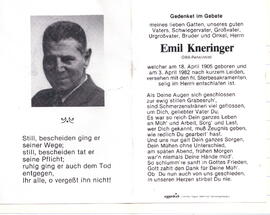 Kneringer Emil ÖBB - Pensionist 1905 - 1982