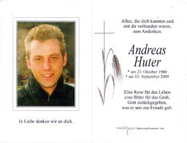 Huter Andreas 1980 - 2009