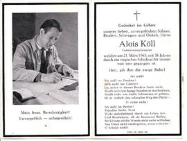 Köll Alois Vermessungsbeamter 1925 - 1963