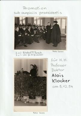 Promotion Alois Klocker