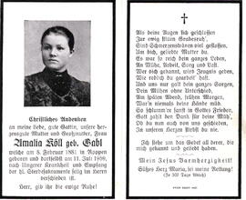Köll Amalia geb. Gabl 1881 - 1959