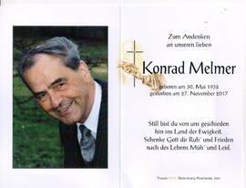 Melmer Konrad 1932 - 2017