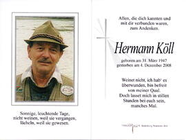 Köll Hermann 1947 - 2008