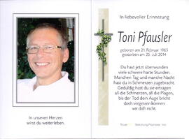 Pfausler Toni 1965 - 2014