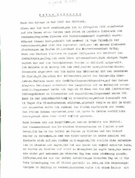 Bericht Krieg - Meine Heimkehr 1945 von Jakob Wörter