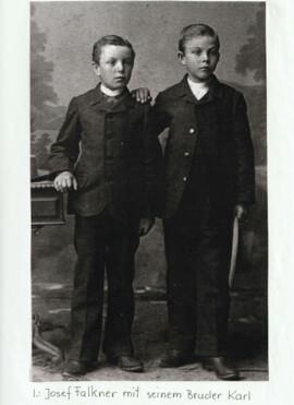 Jossef Falkner mit seinem Bruder Karl