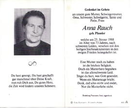 Rauch Anna geb. Pfausler 1915 - 1988