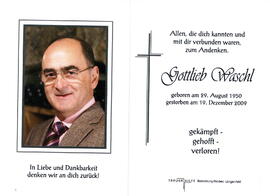 Waschl Gottlieb 1950 - 2009