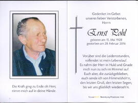 Pohl Ernst 1928 - 2016