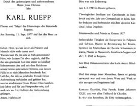 Ruepp Karl Pfarrer, 1913 - 1977 - 2