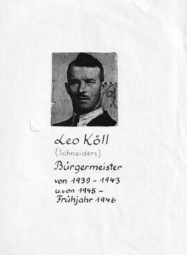 Leo Köll (Schneiders - Bürgermeister