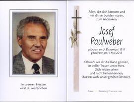 Paulweber Josef 1919 - 2013