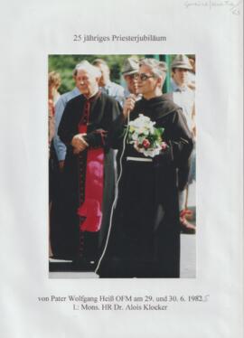 25 Jahre Priesterjubiläum von pater Wolfgang Heiß