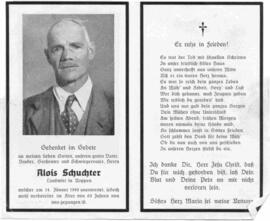 Schuchter Alois, Landwirt 1880 - 1949