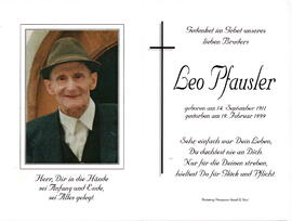Pfausler Leo, 1911 - 1999