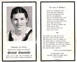 Ennemoser Gertrud 1929 - 1951