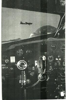 Cockpit eines Bombers