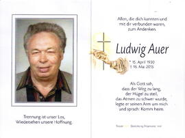 Auer Ludwig 1930 - 2015