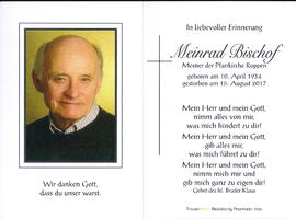 Bischoff Meinrad Mesner 1934 - 2017