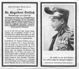 Dollfuß Engelbert Dr. 1892 - 1934