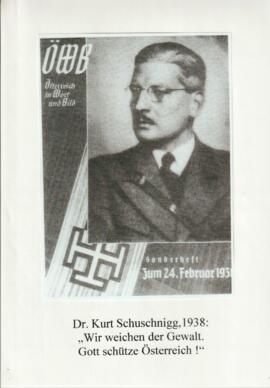 Plakat Dr. Schuchnigg