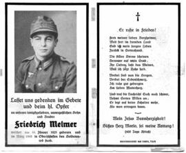 Melmer Friedrich Soldat 1925 - 1945