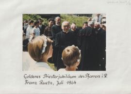 Goldenes Priesterjubiläum Pfarrer i. r. Franz Ruetz